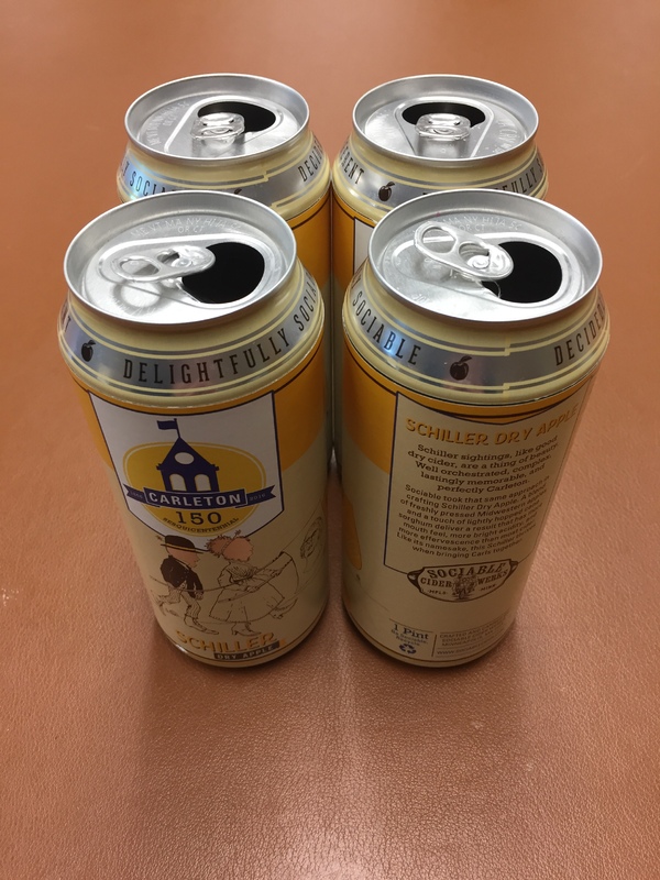 Schiller Dry Apple cans