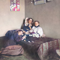 COLORIZED: Dorm room