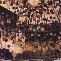 COLORIZED: Illuminated crystals in Sayles-Hill; decorations for Junior-Senior prom<br /><br />
<br /><br />
