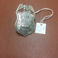 Early campus security officer's badge 