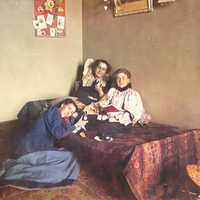 COLORIZED: Dorm room