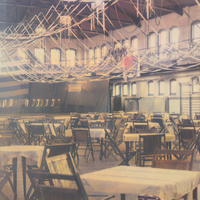 COLORIZED: Sayles-Hill Gymnasium set for the Pop Concert<br /><br />
