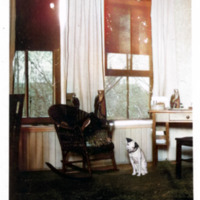 COLORIZED: A dormitory room