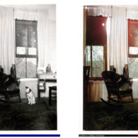 Colorized "A Dormitory Room"
